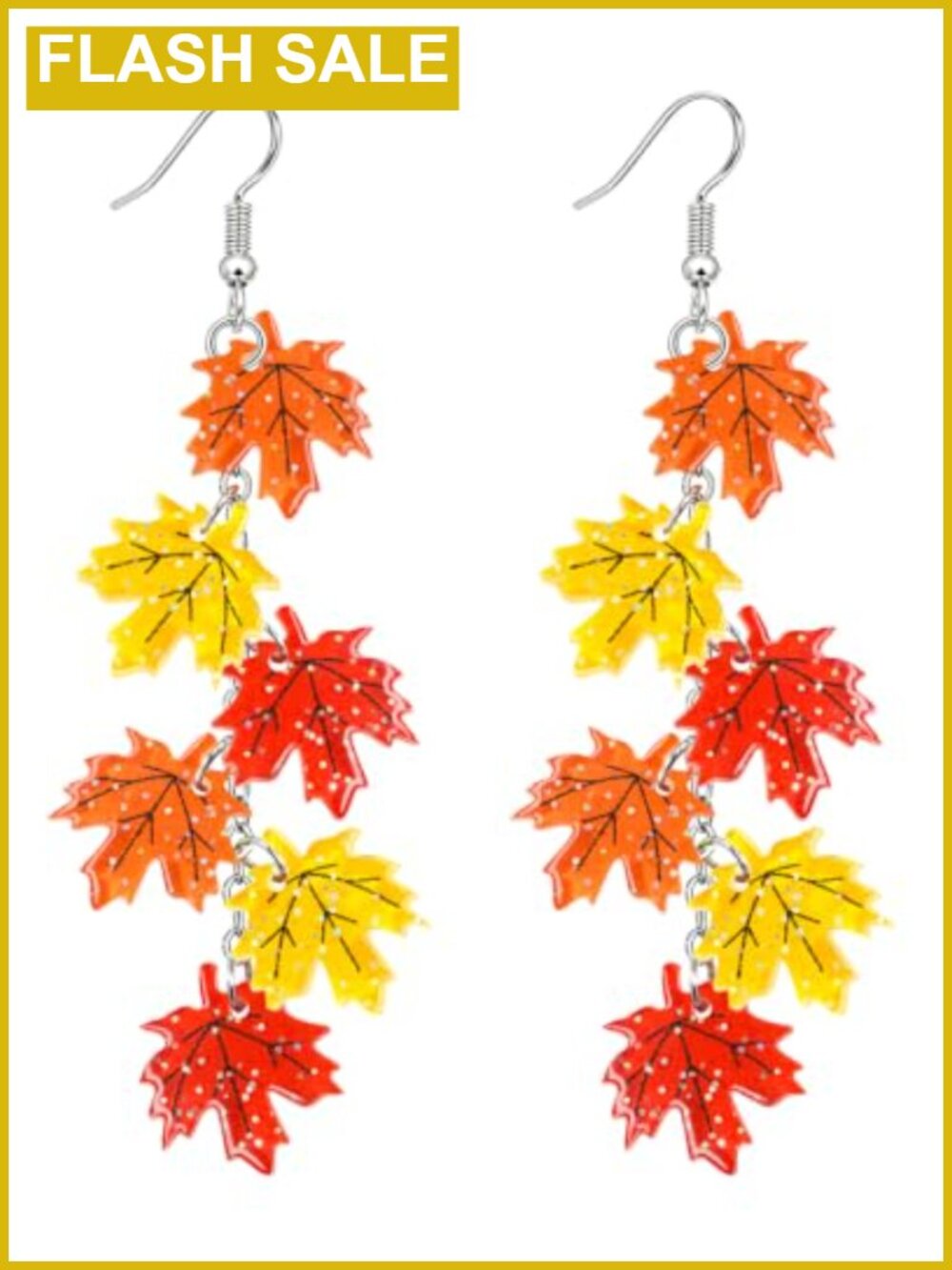 Acrylic Gothic Halloween Dangle Earrings Bat Design Party Costume